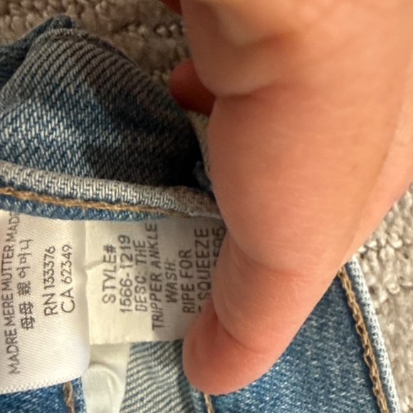 EUC Mother Tripper Ankle Jeans - Picture 5 of 7